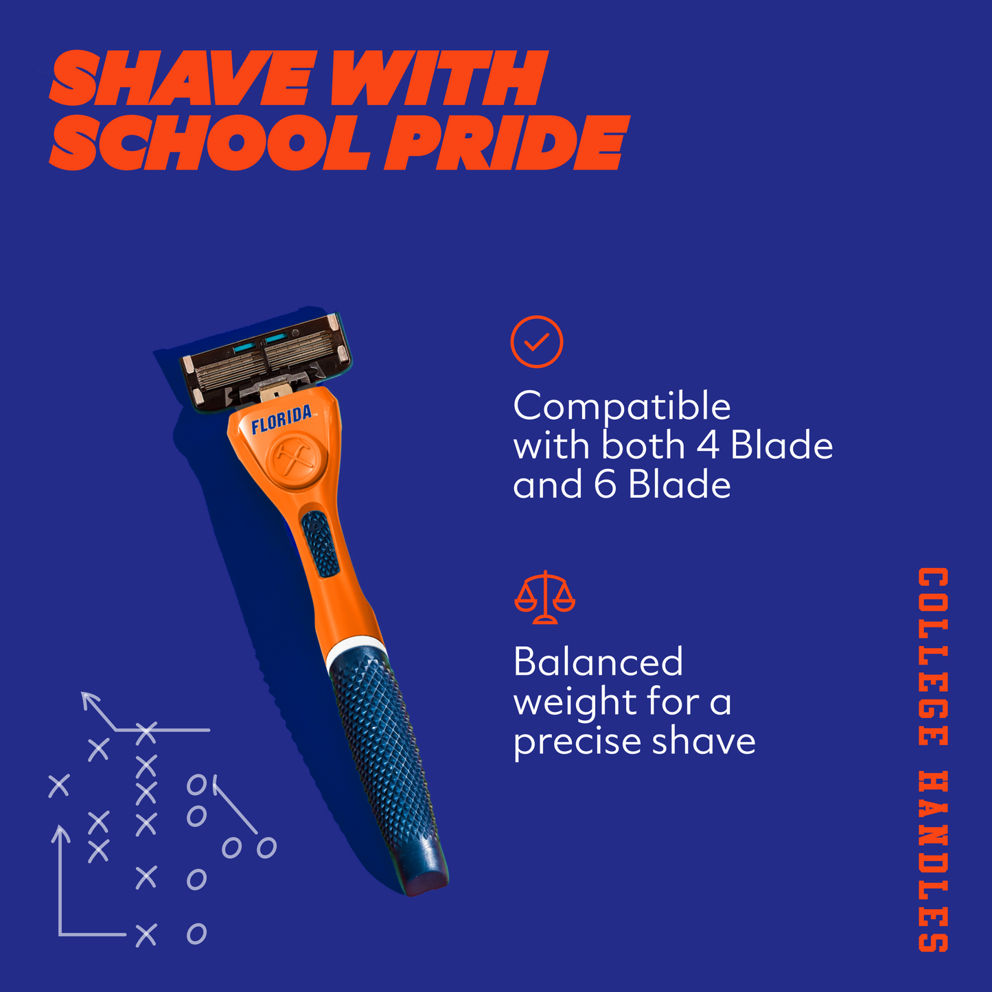 University of Florida Diamond Grip Handle