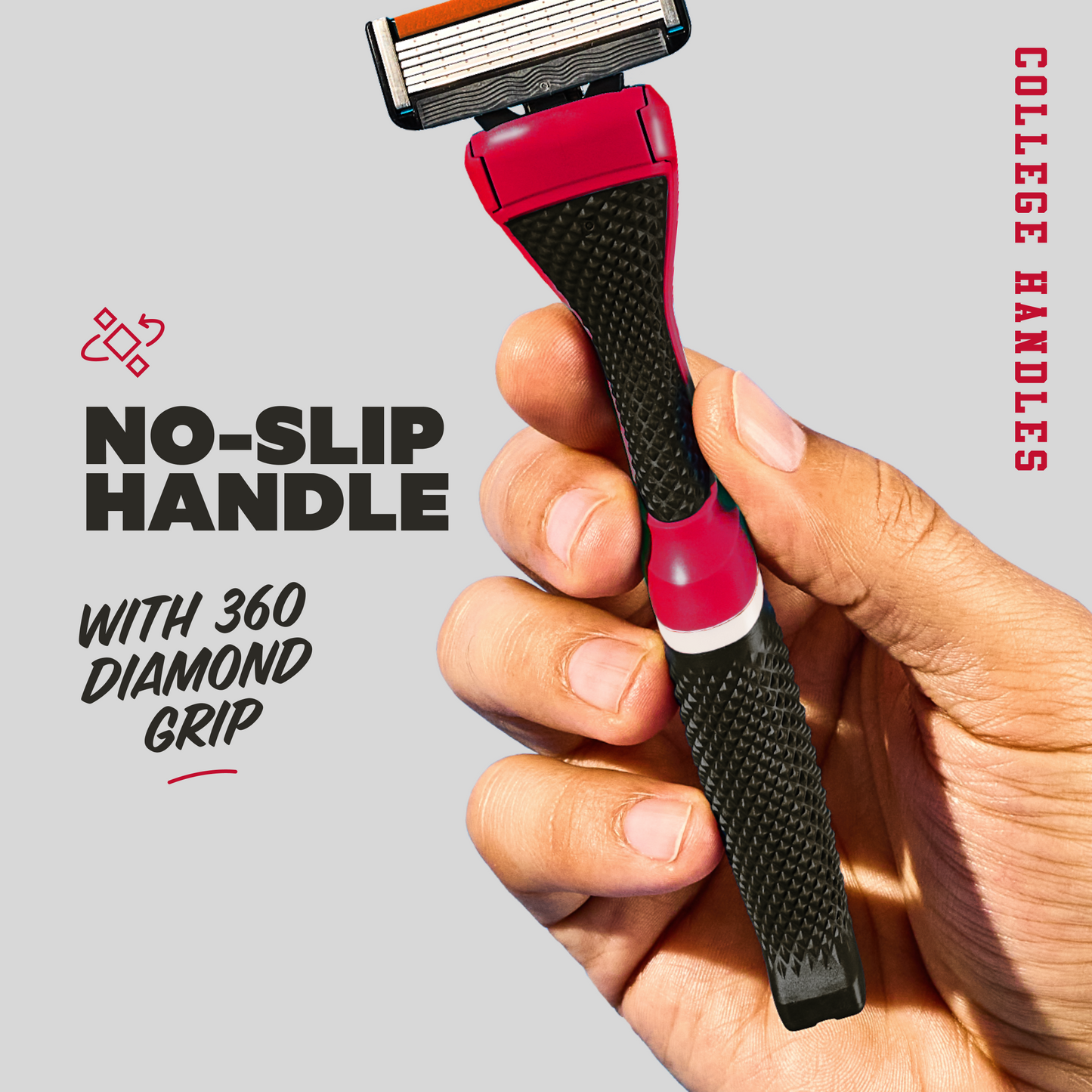 University of Georgia Diamond Grip Handle