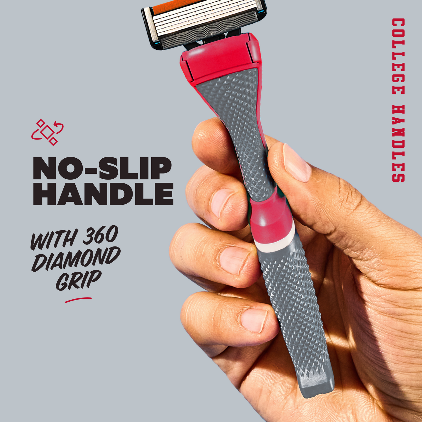 Ohio State University Diamond Grip Handle