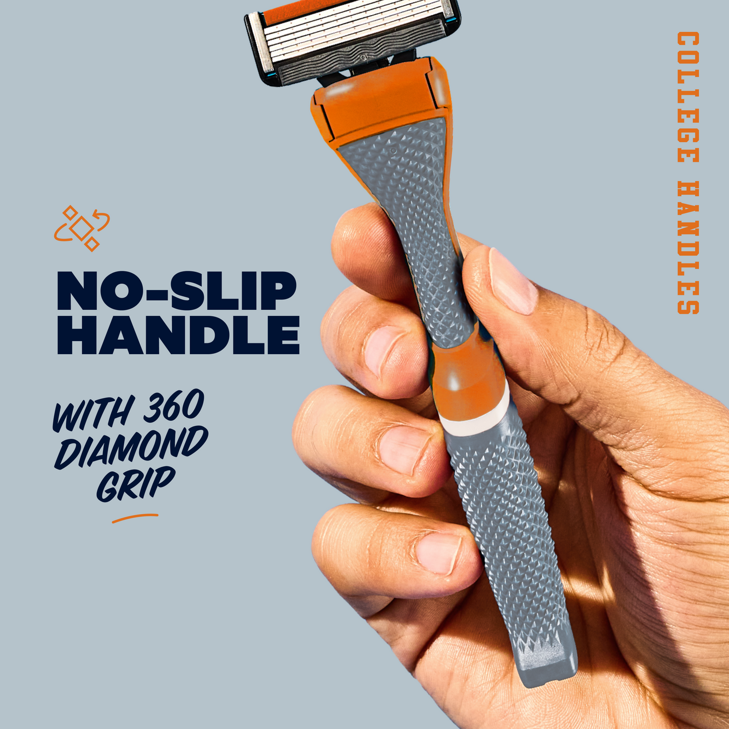 University of Texas Diamond Grip Handle