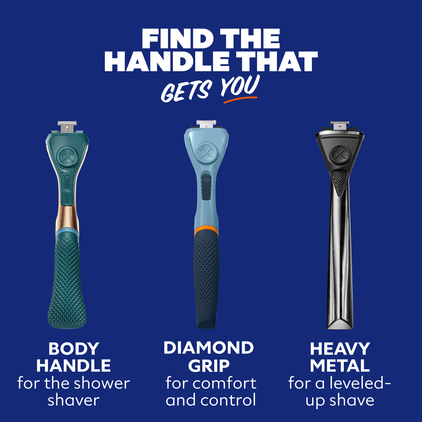 Diamond Grip Handle