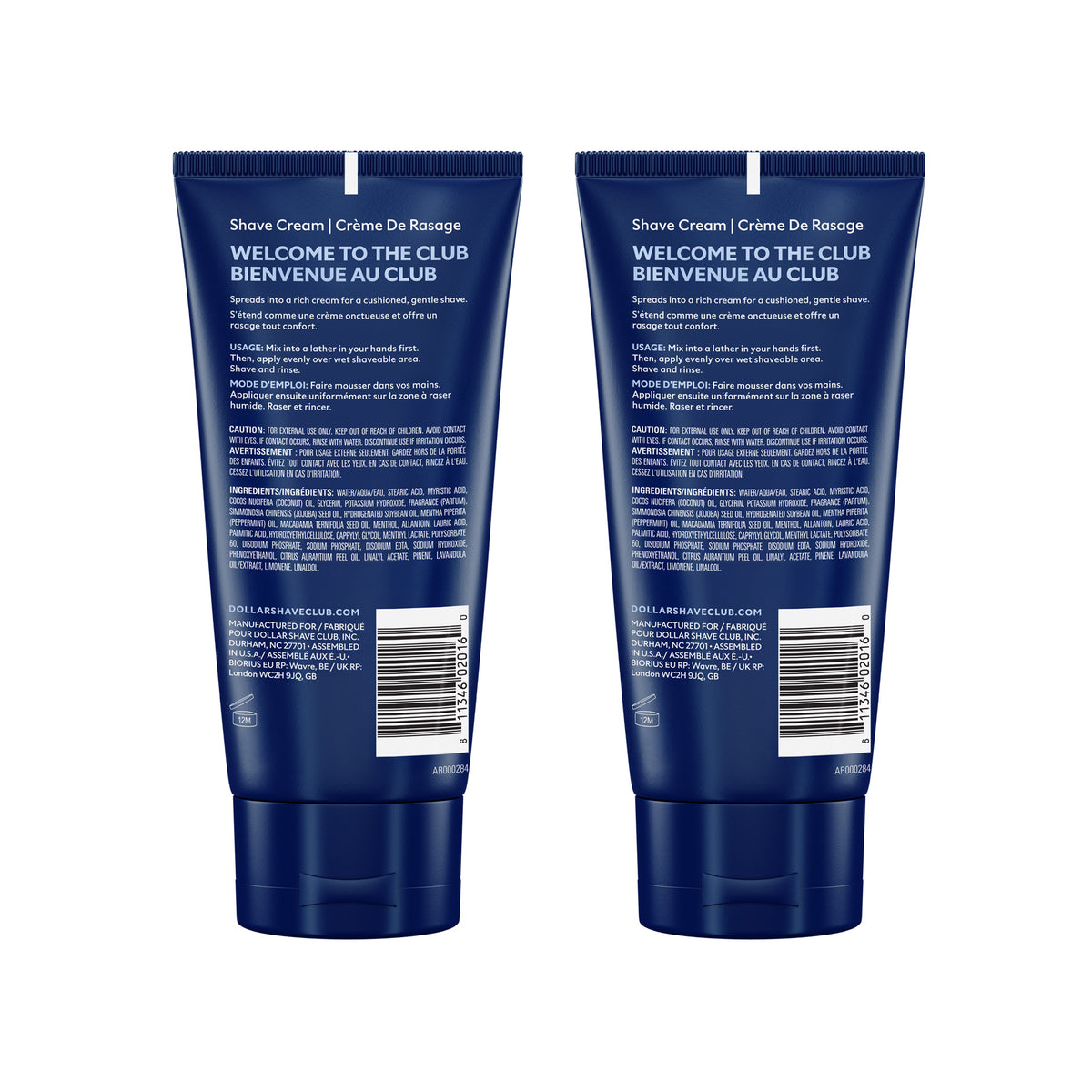 Shave Cream 6oz (2 Pack)