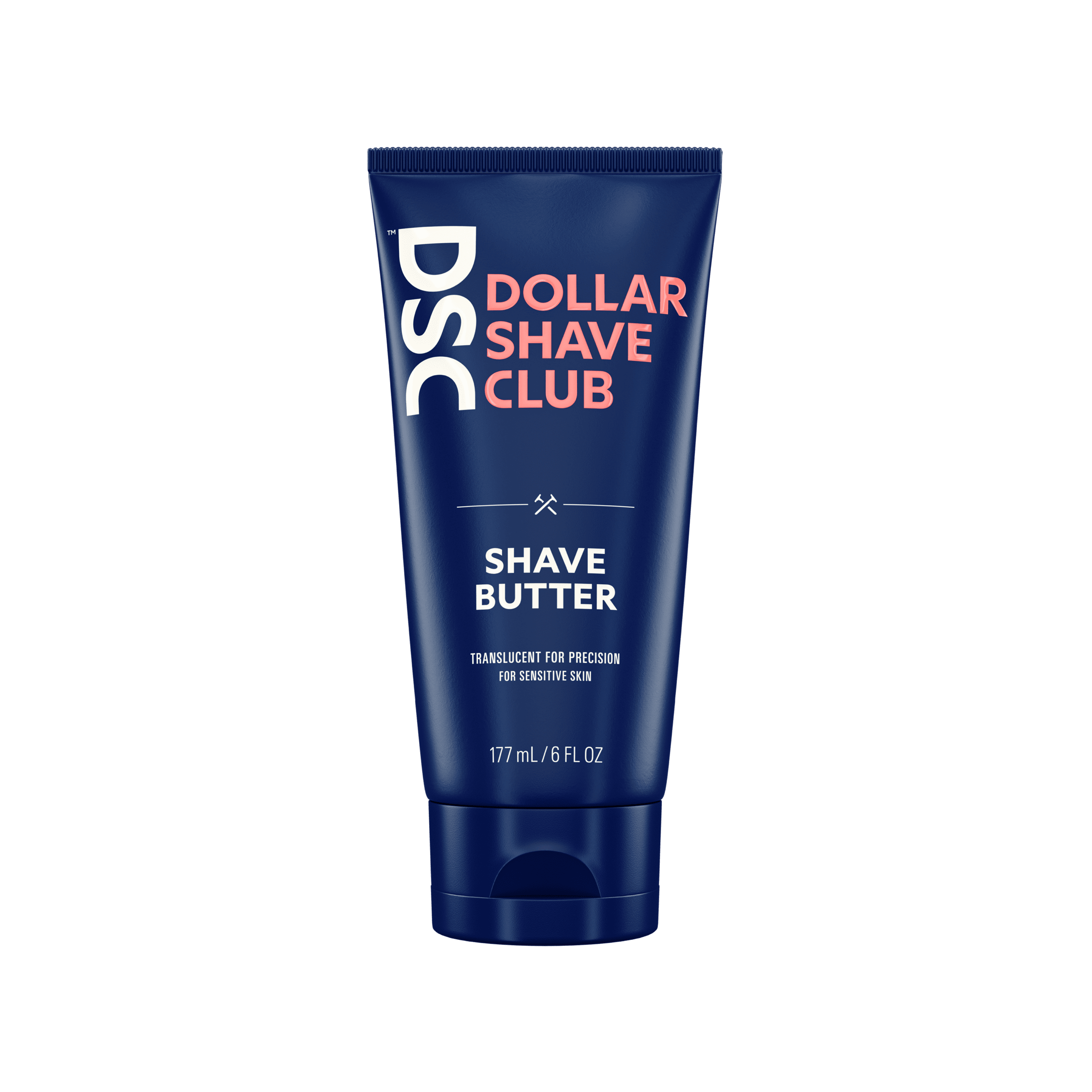 Dollar Shave Club Shave Butter product image against blank backdrop.