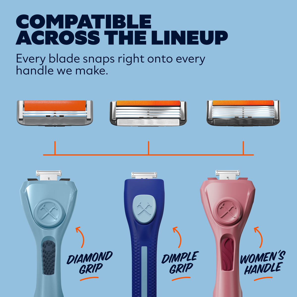 Dimple Grip Handle