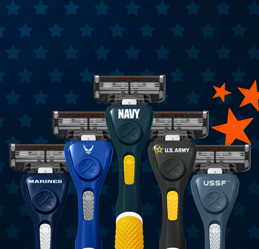Gear Up: Dollar Shave Club Launches Military Branch Razor Handles