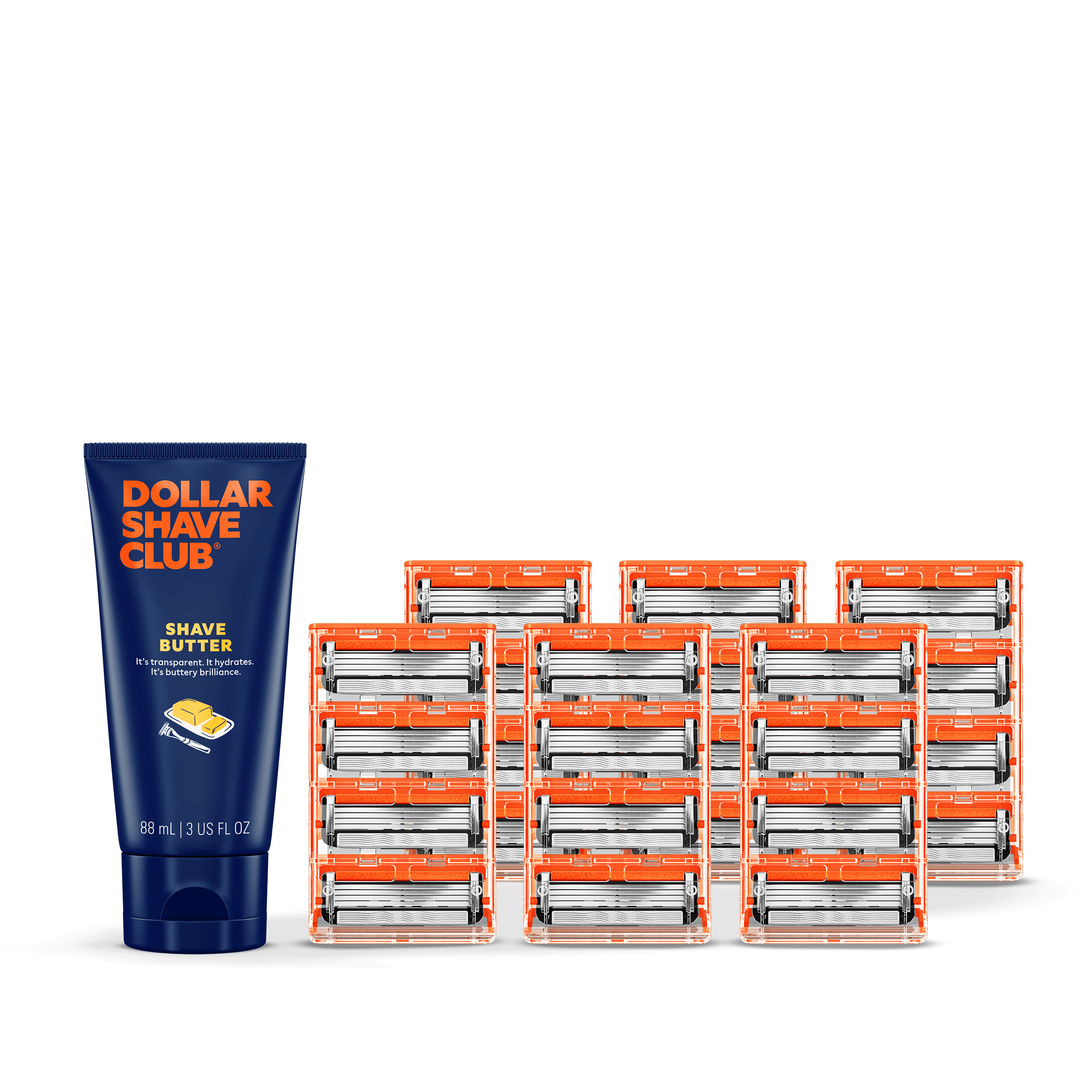 Clamshell Razor Shaving The Classic Smooth Supply 6 month set – Dollar Shave Club