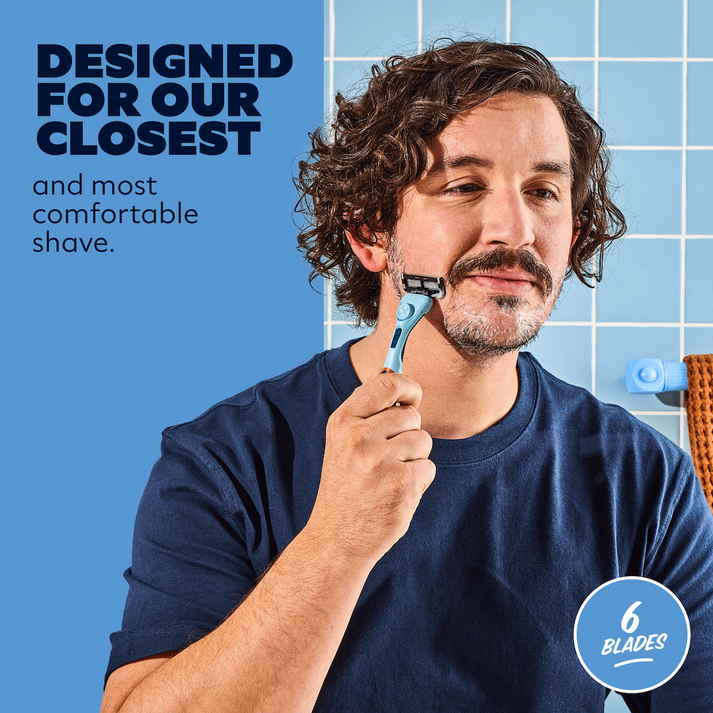 The Men's Signature 6 Blade Razor – Dollar Shave Club