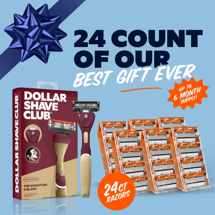 Florida State University Gift Set + 6 month Razor Supply