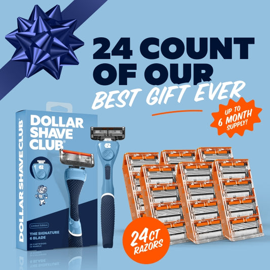 University of North Carolina Gift Set + 6 month Razor Supply