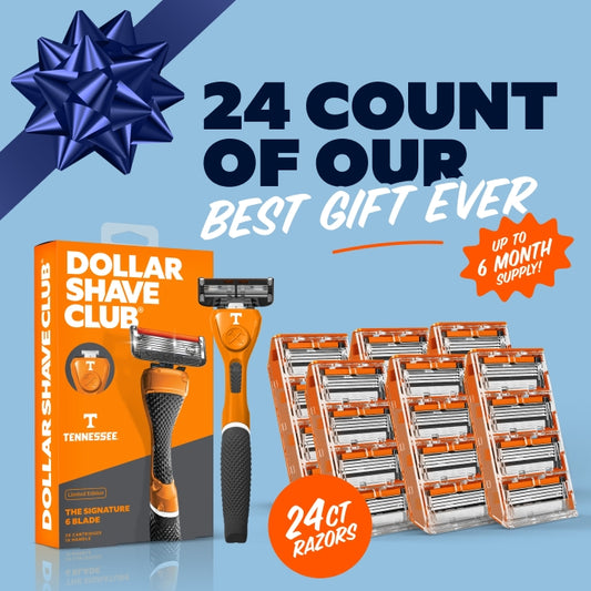 University of Tennessee Gift Set + 6 month Razor Supply