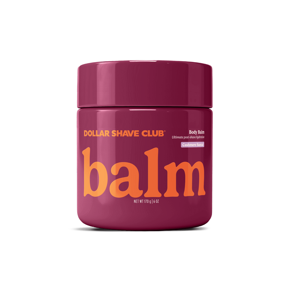 Dollar Shave Club Shave Balm Cashmere Santal red tub