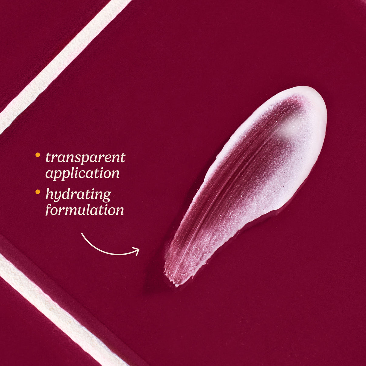 Shave Butter smear with text on a red background