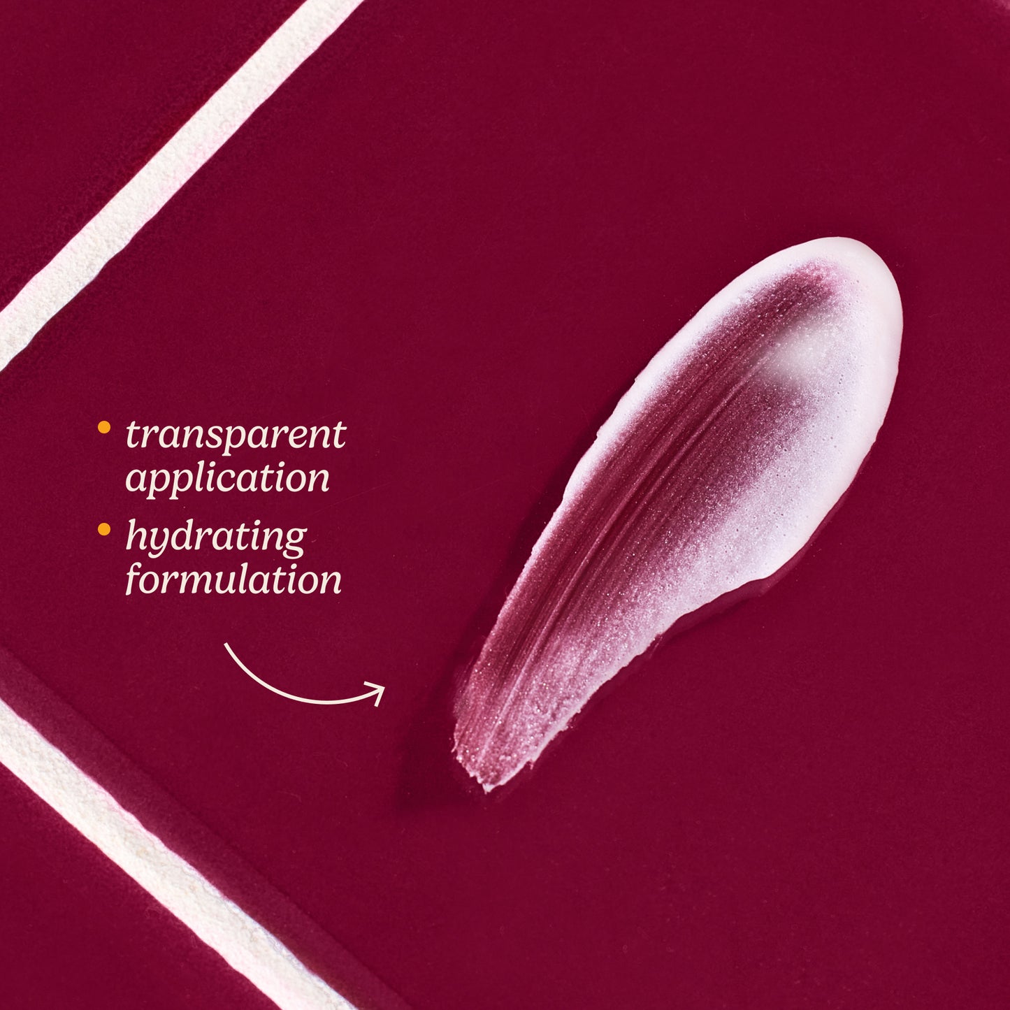 Shave Butter smear with text on a red background