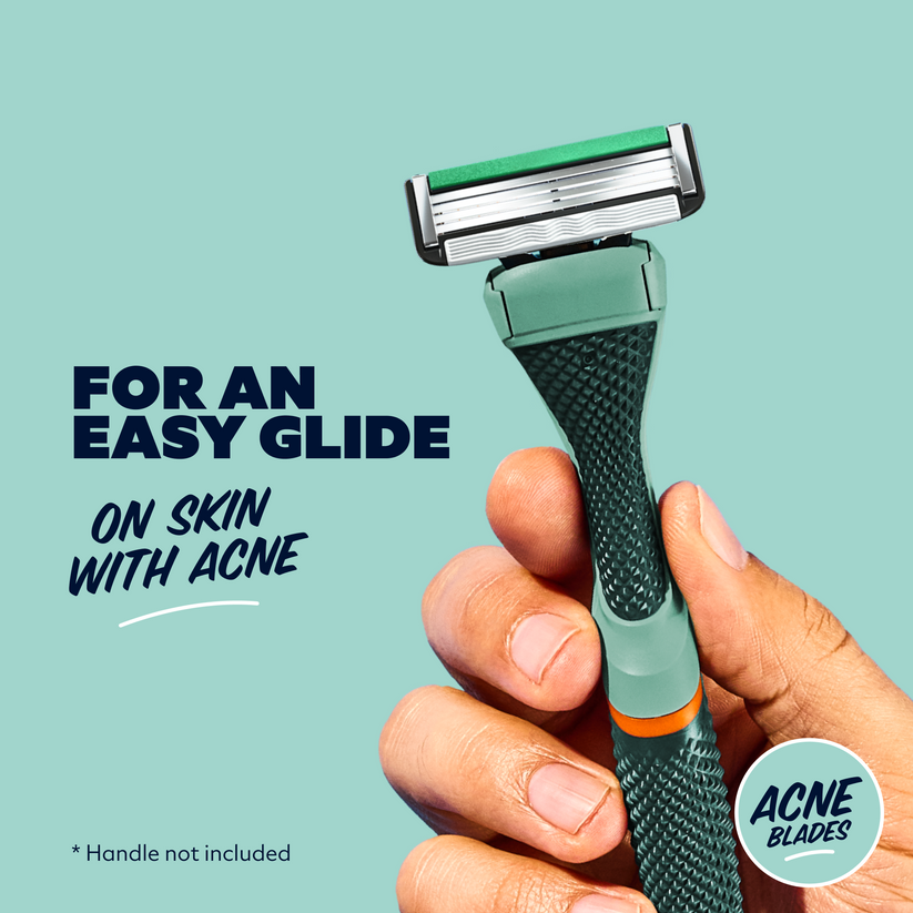 Image showcasing Acne Friendly Razor Blade – Dollar Shave Club