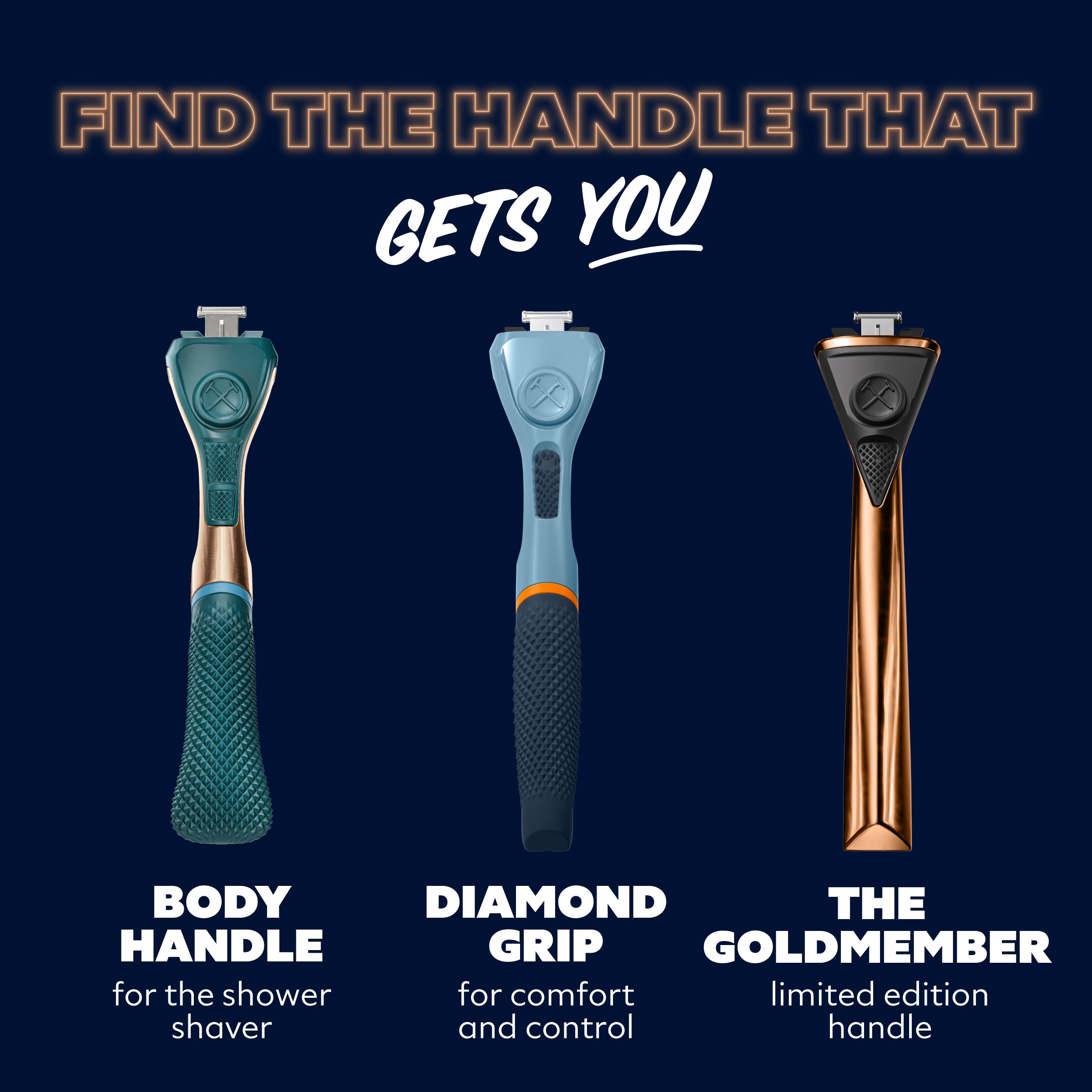 ※※※専用※※※ AFTER SHAVE CLUB 真鍮 GoldHandlePDPImages_comparison