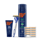 Humble Twin Starter Set including Handle, Razor 10 ct, Shave Gel, and Prep Scrub.