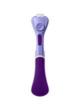 Womens Wavy Grip Handle Purple Front