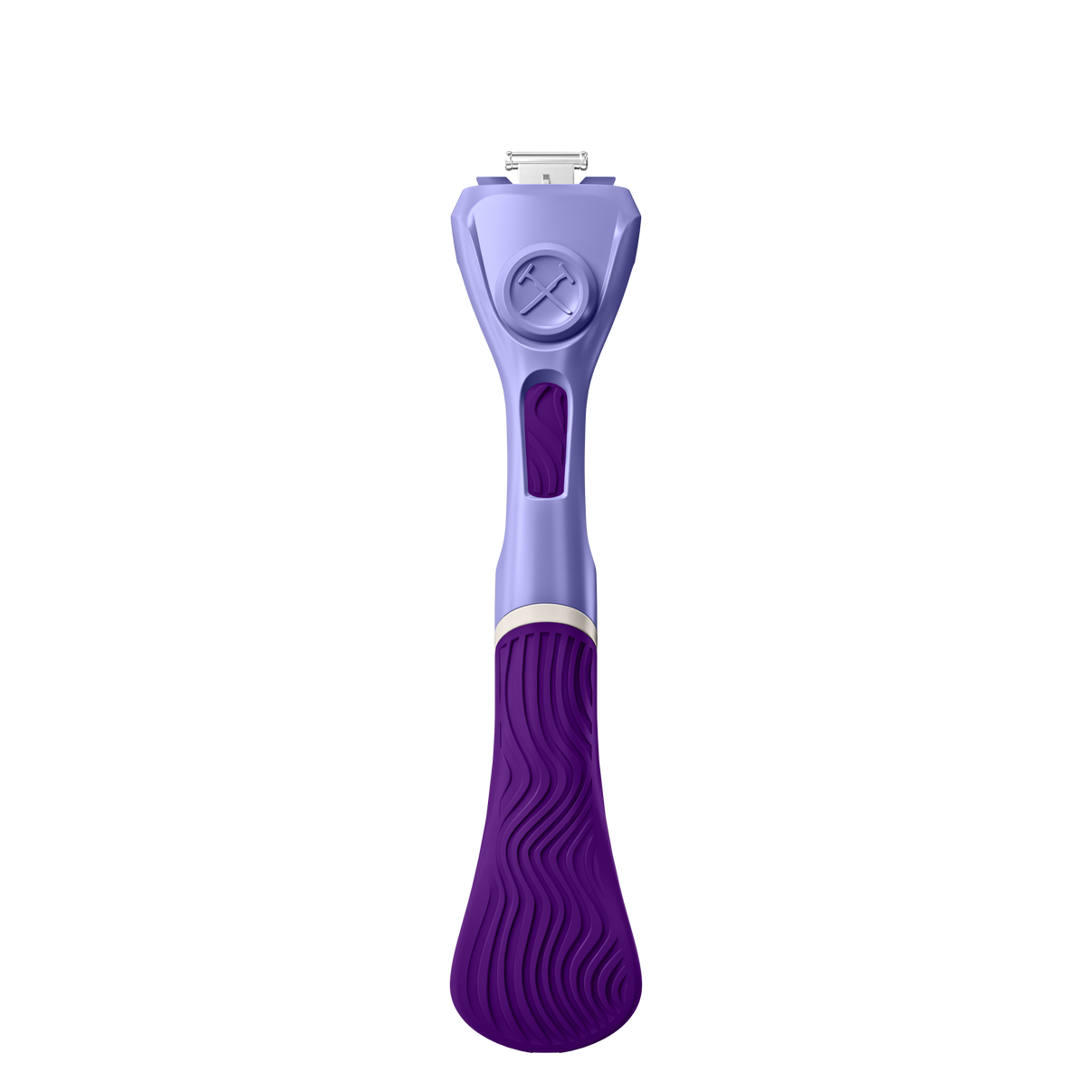 Womens Wavy Grip Handle Purple Front