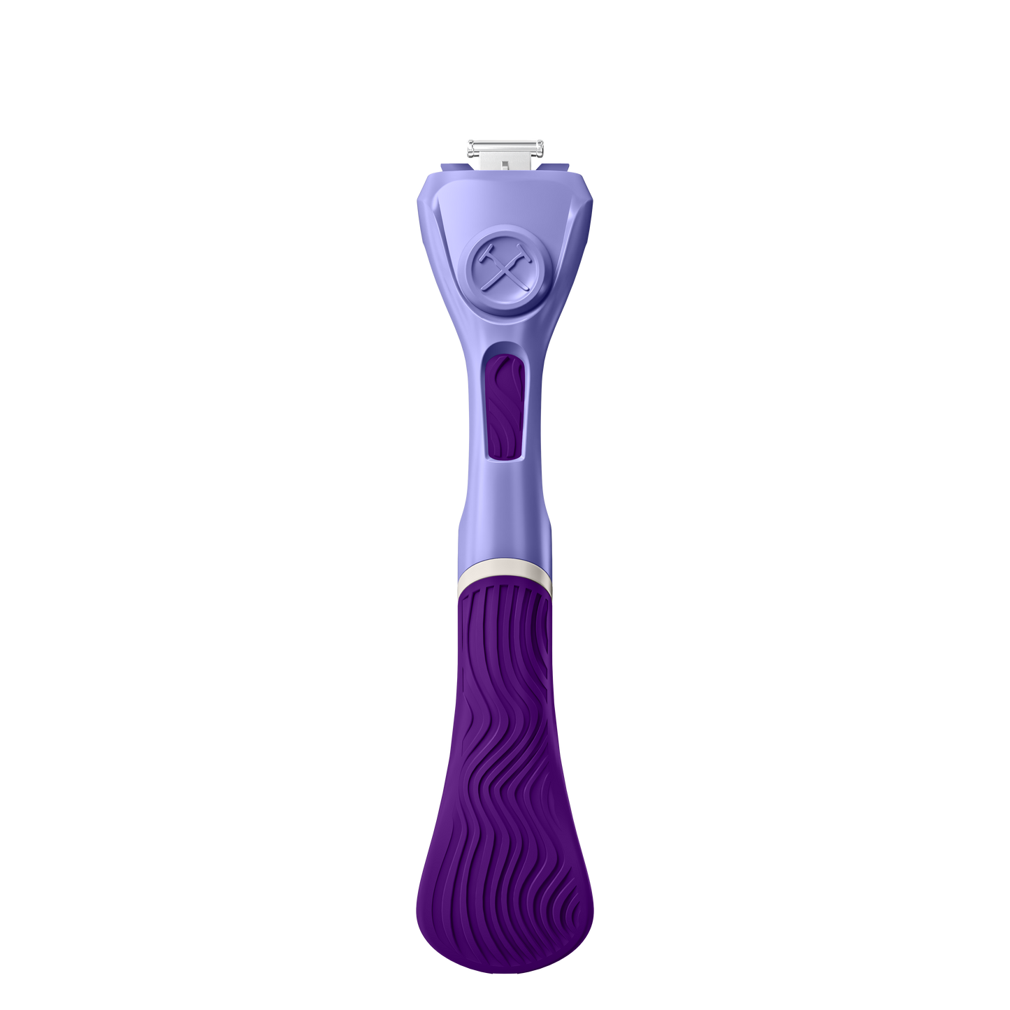 Womens Wavy Grip Handle Purple Front