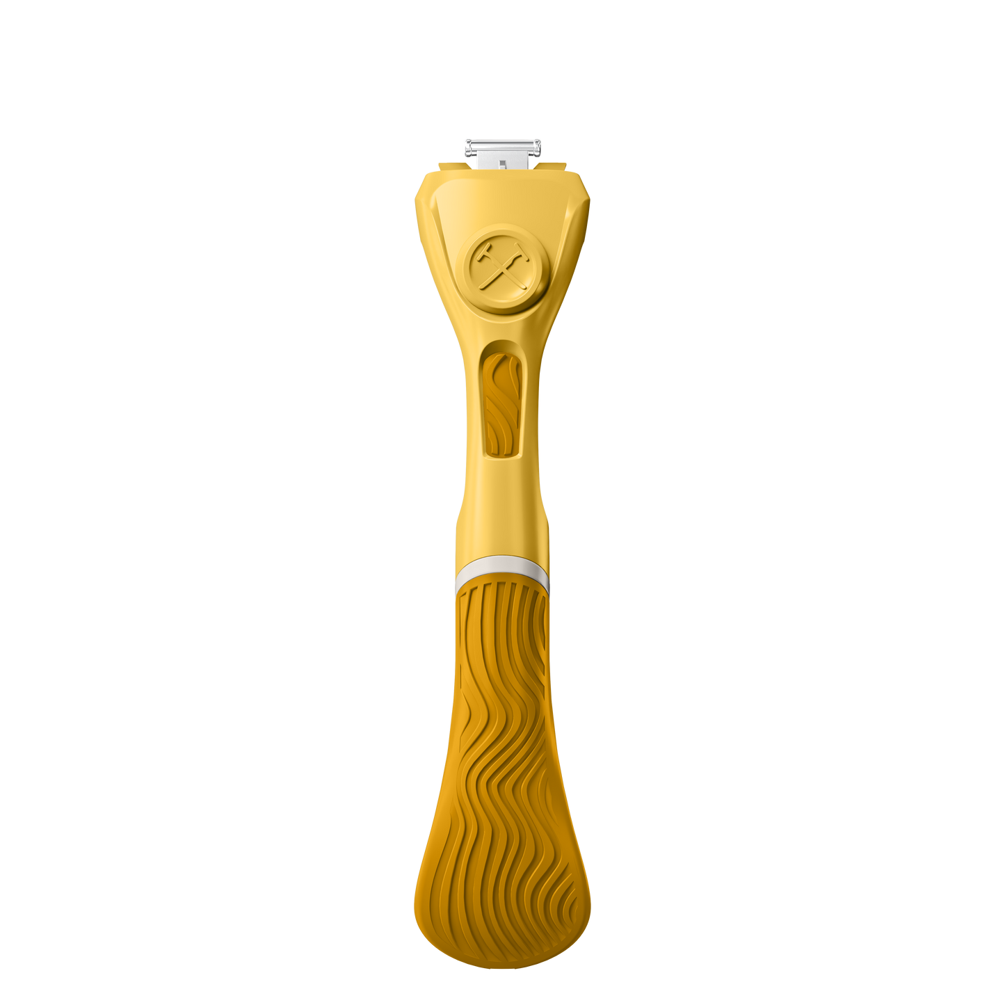 Womens Wavy Grip Handle Yellow Front