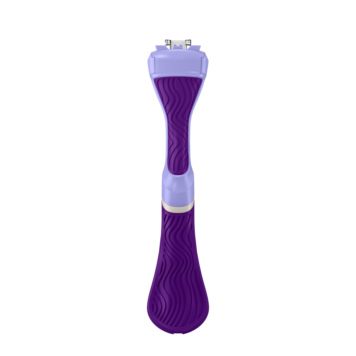 Womens Wavy Grip Handle Purple Back