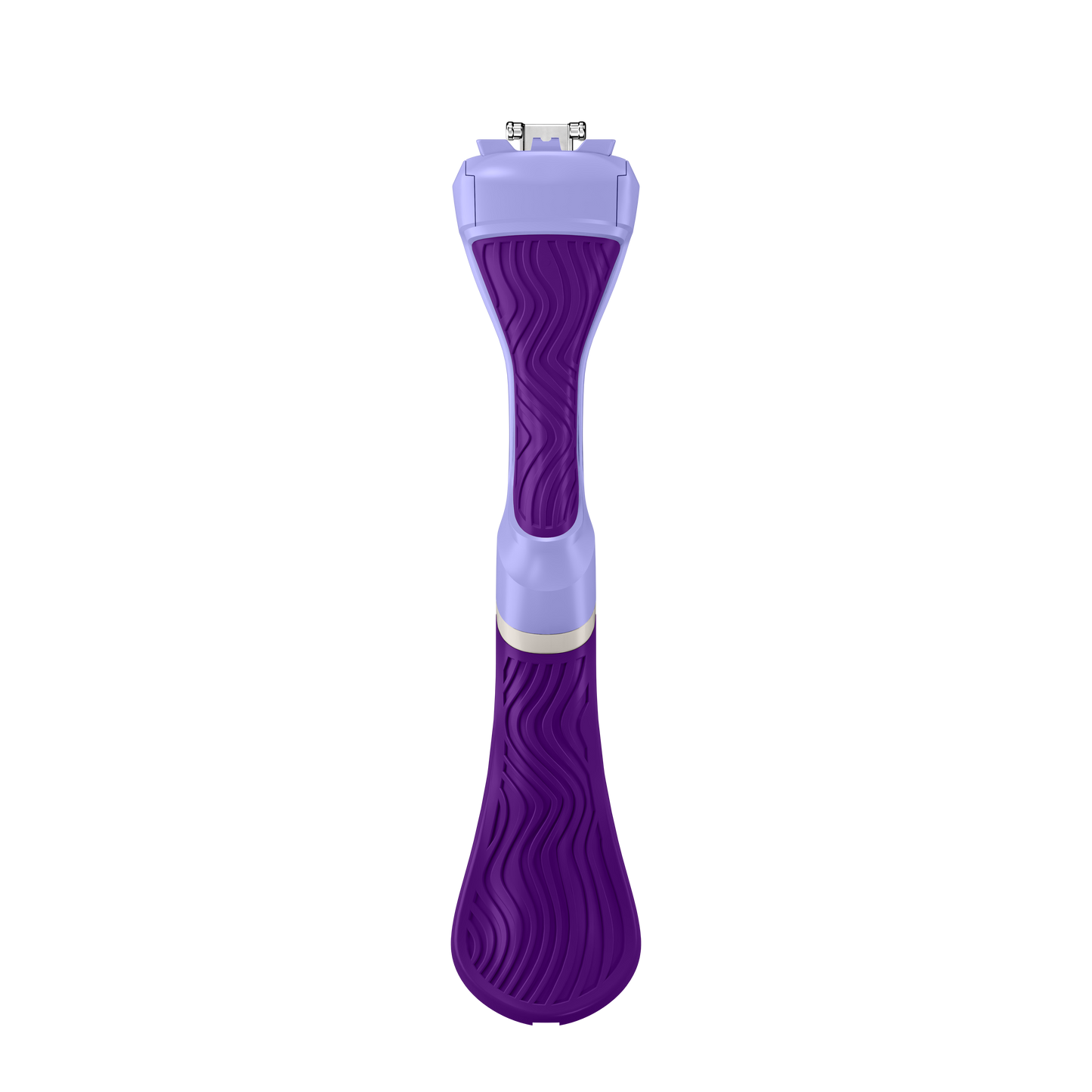 Womens Wavy Grip Handle Purple Back