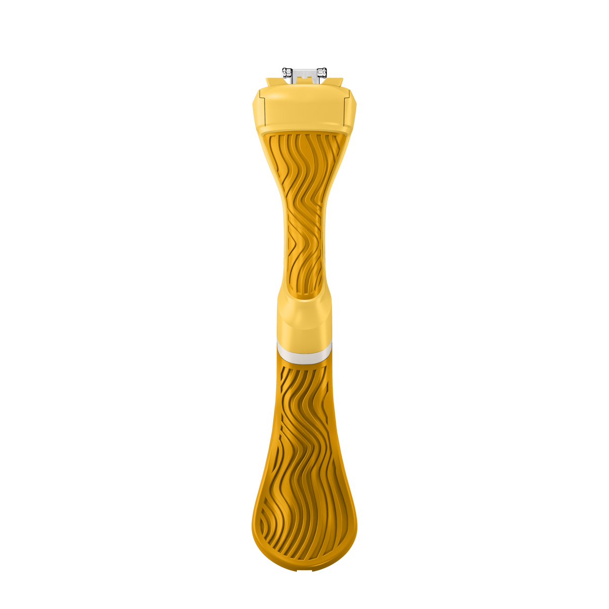 Womens Wavy Grip Handle Yellow Back
