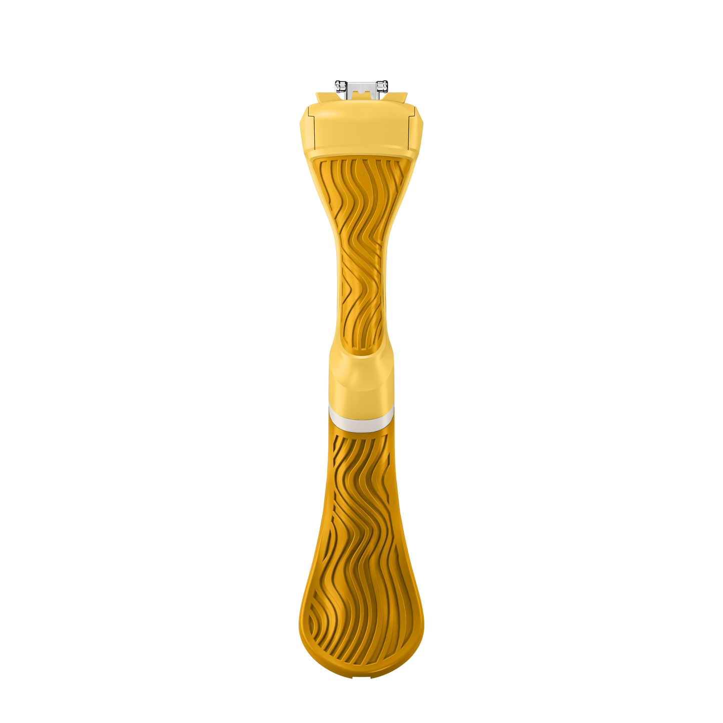 Womens Wavy Grip Handle Yellow Back