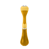 Womens Wavy Grip Handle Yellow Back