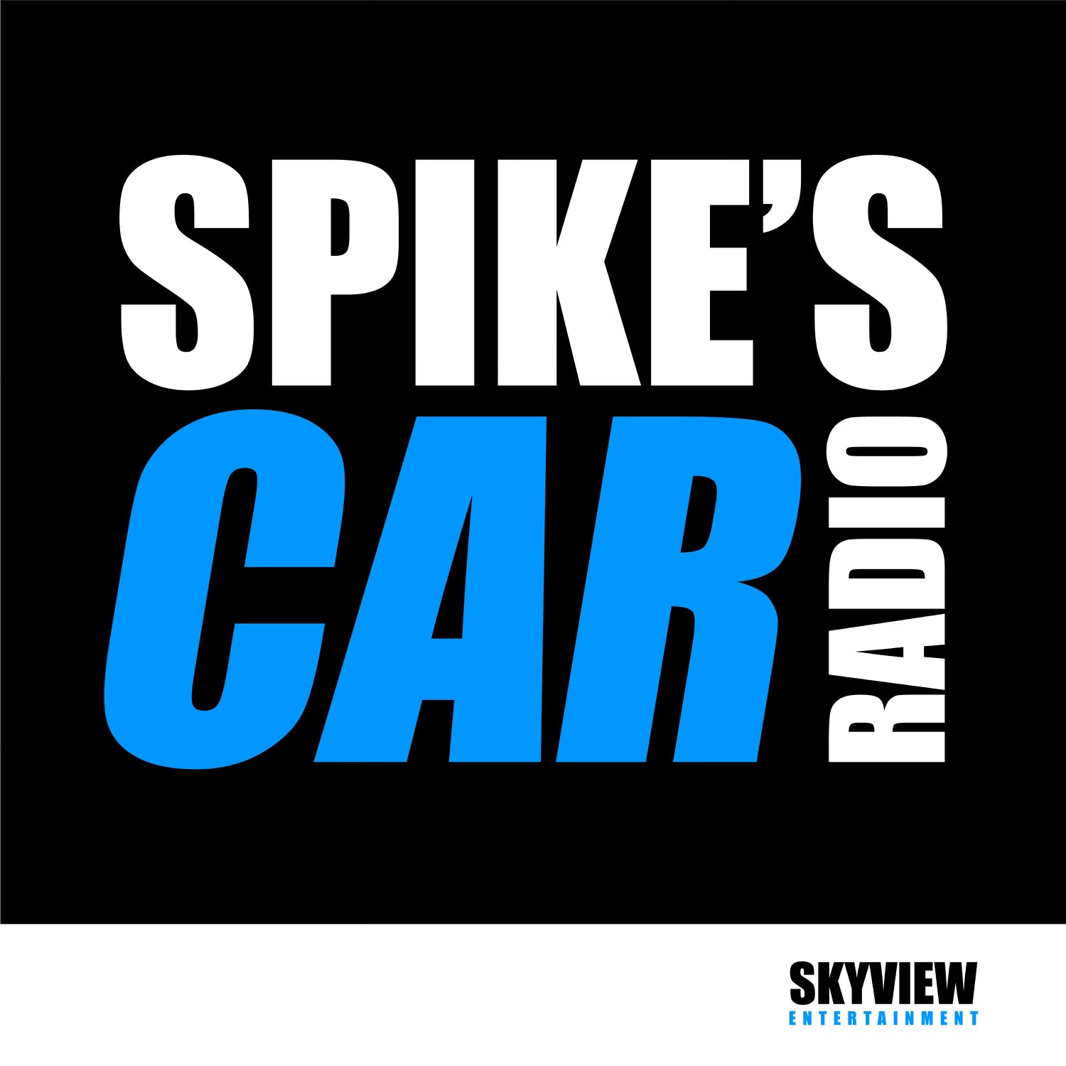 Spike's Car Radio Skyview Entertainment logo. 