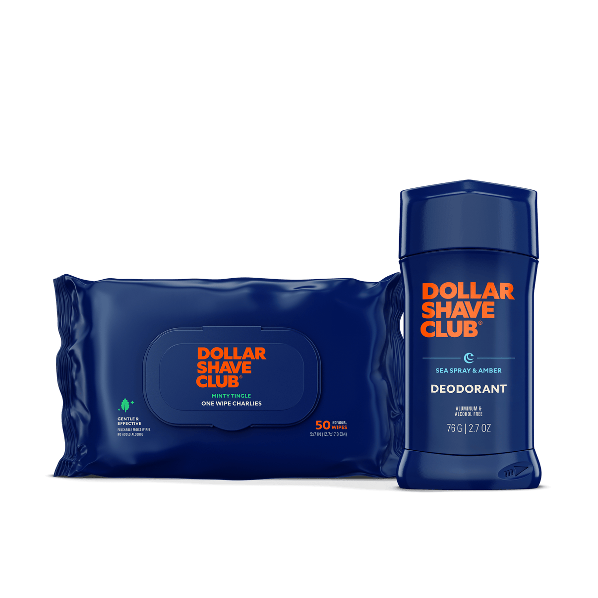 Bundle including Deodorant and One Wipe Charlie pack