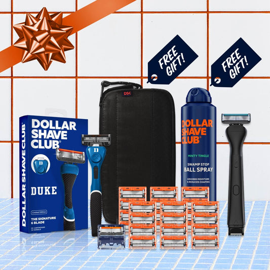 Duke University Gift Set + 6 month Razor Supply