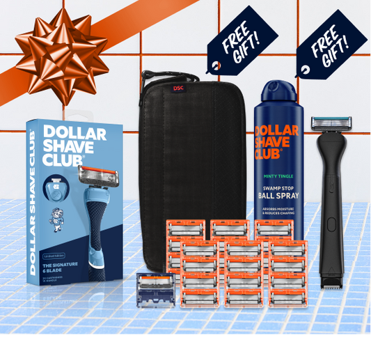 University of North Carolina Gift Set + 6 month Razor Supply