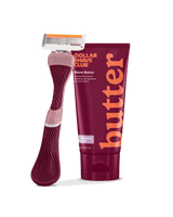 No Frills bundle with Shave Butter, Wavy Grip Handle, and 6 Blade