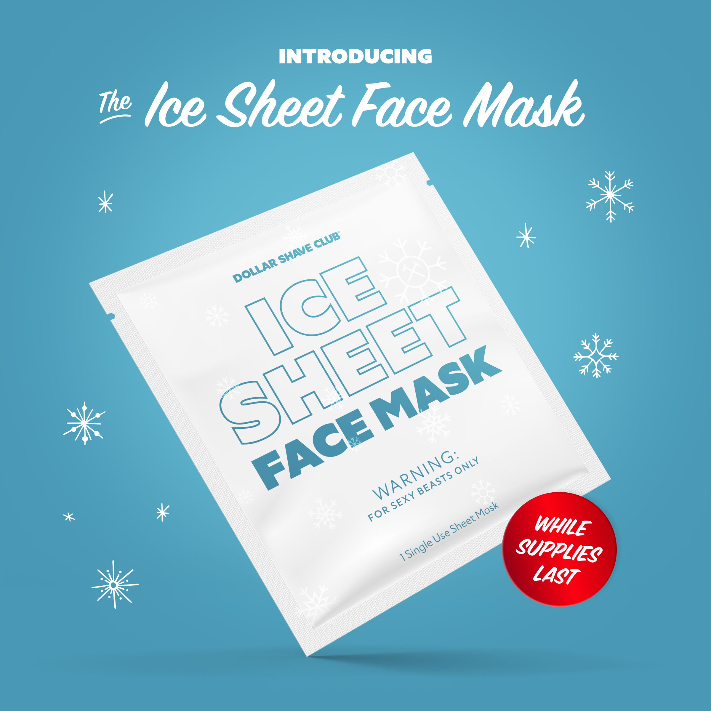 Ice Sheet Face Mask