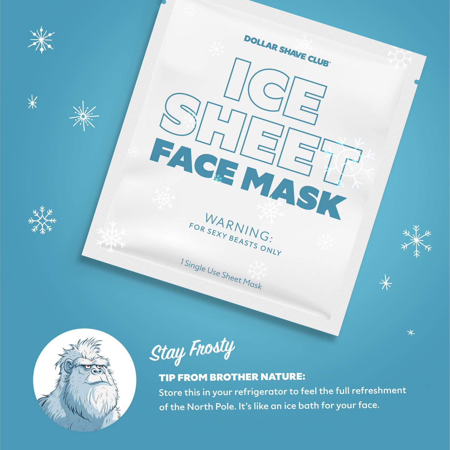 Ice Sheet Face Mask