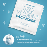 Ice Sheet Face Mask