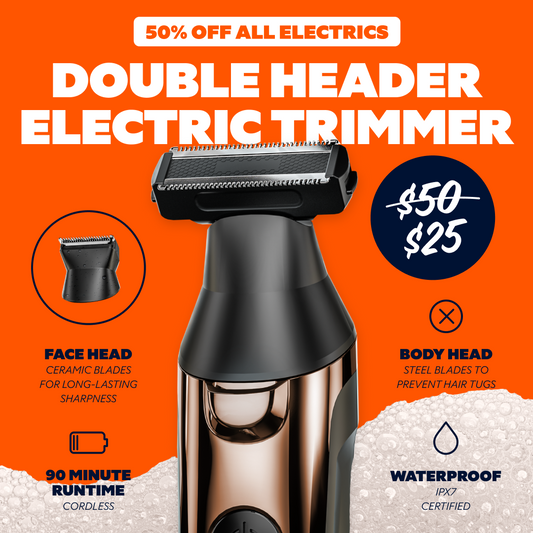 Double Header Electric Trimmer