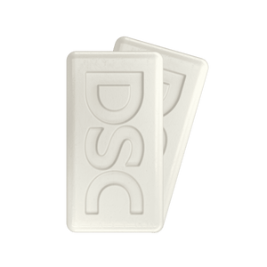 Dollar Shave Club Body Bars against blank backdrop.