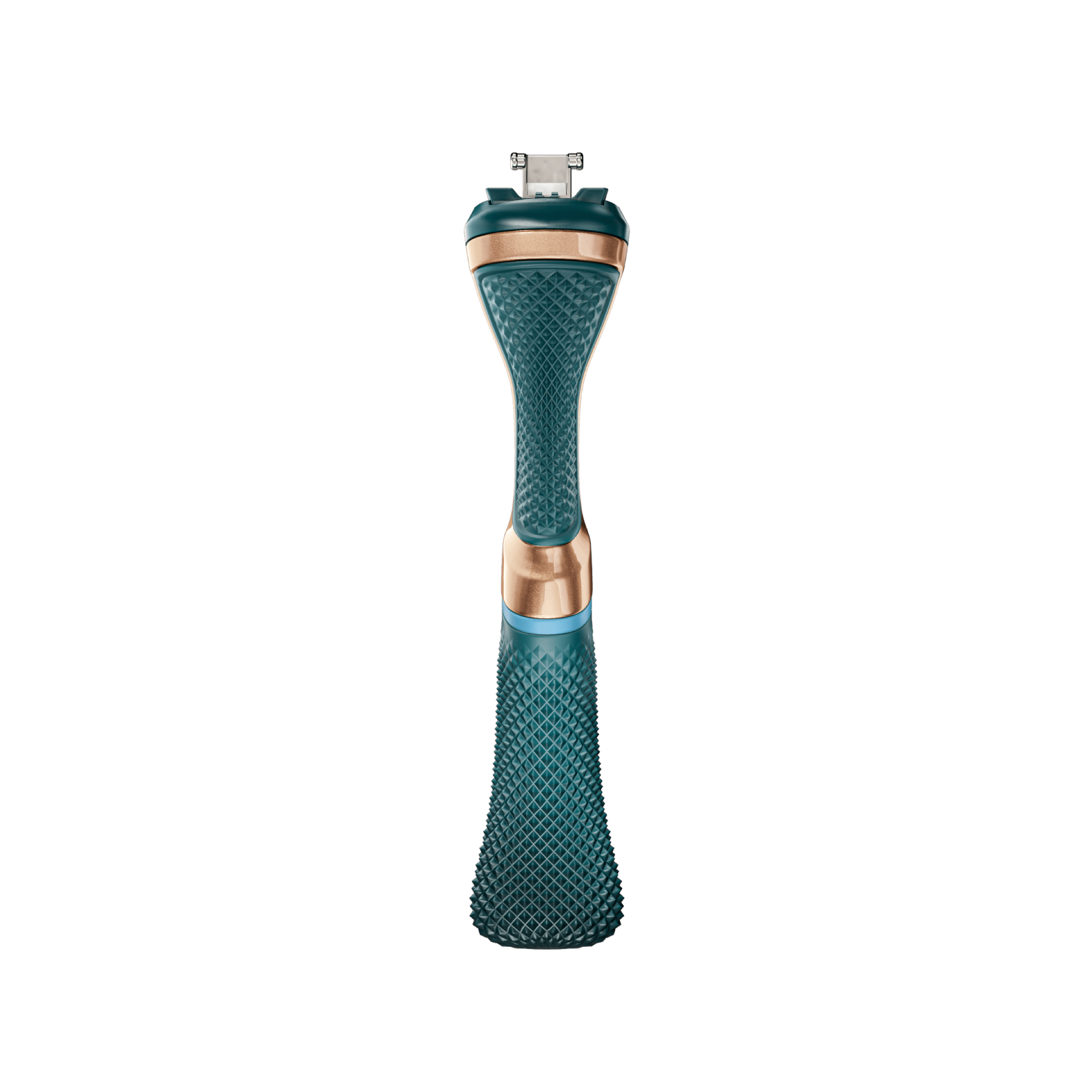 Dollar Shave Club body Shaver Handle product image with blank backdrop.