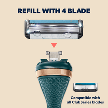 Dollar Shave Club body Shaver Handle is compatible with all club series razors.