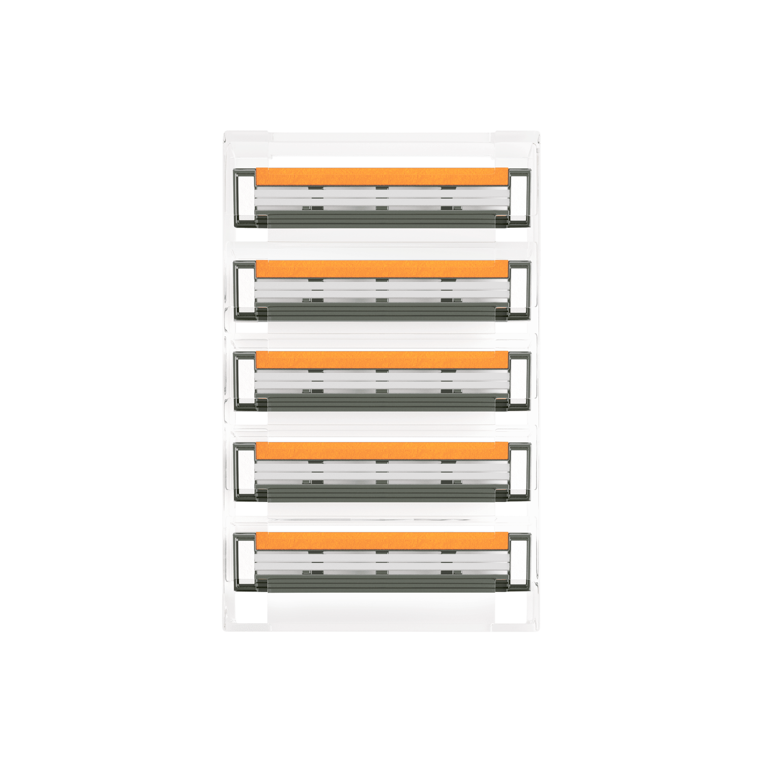 Dollar Shave Club Humble Twin Series Two blade razor product image with blank backdrop.