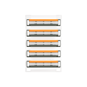 Dollar Shave Club Humble Twin Series Two blade razor product image with blank backdrop.