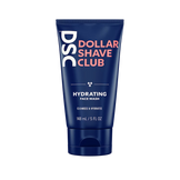 Dollar Shave Club Hydrating Face Wash against blank backdrop.