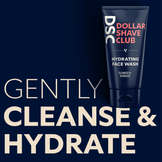 Dollar Shave Club Hydrating Face Wash gently cleanses and hydrates.