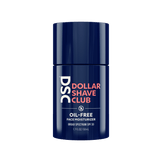 Dollar Shave Club Oil Free Face Moisturizer against blank backdrop.