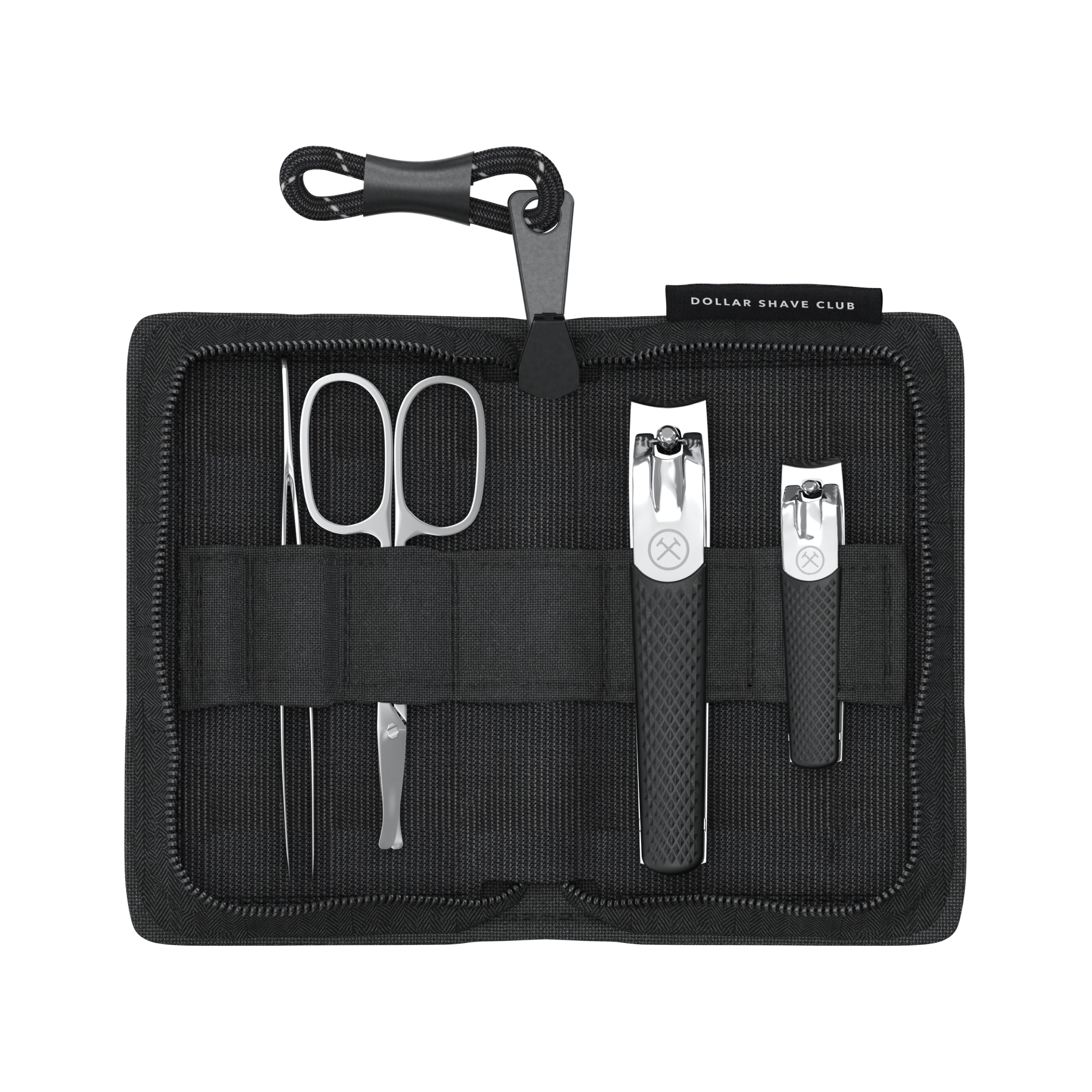 Dollar Shave Club Tool Kit against blank backdrop.