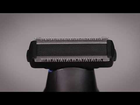 Dollar Shave Club Double Header Electric Trimmer body blade how-to video.