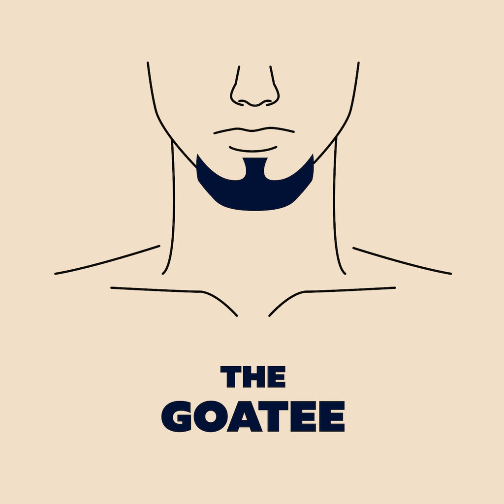 Illustration of man with goatee.